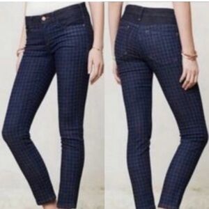 Pilcro and the Letterpress Anthropologie Houndstooth Jeans - Size 29